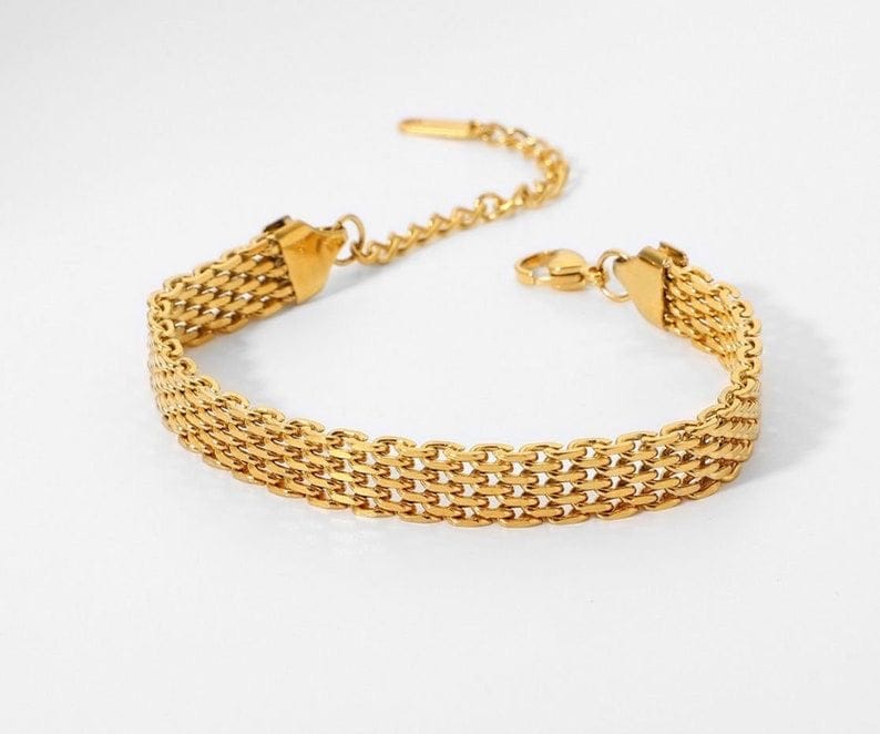GOLD CHAIN BRACELET 18K