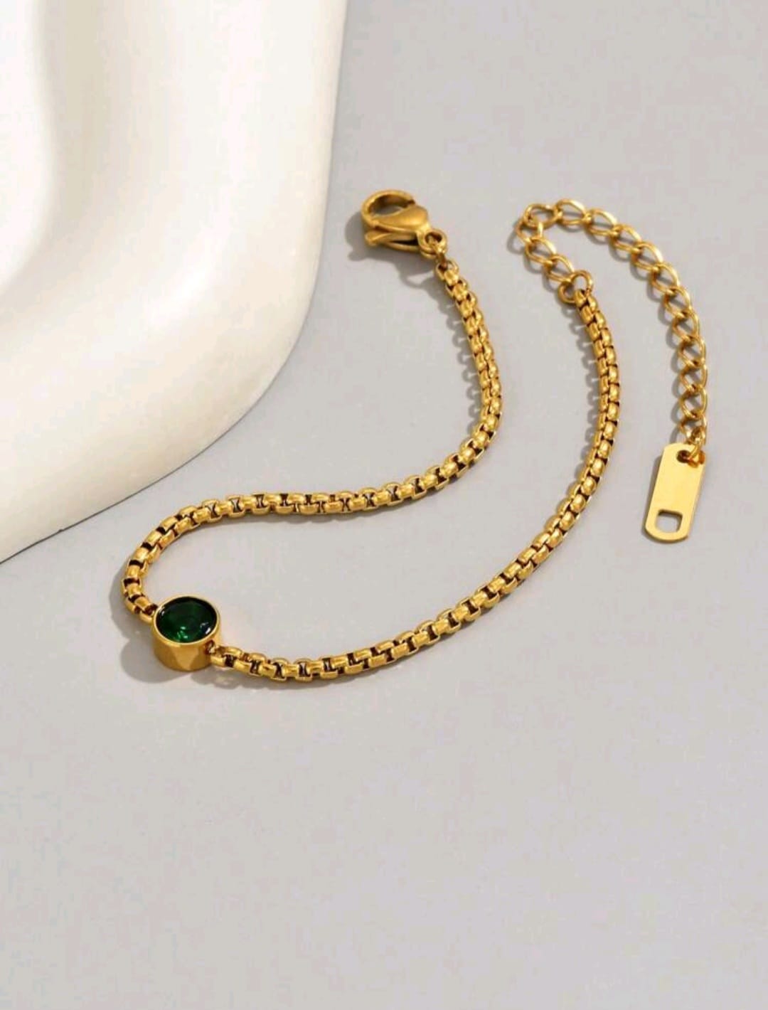 EMERALD GREEN 18K PLATED