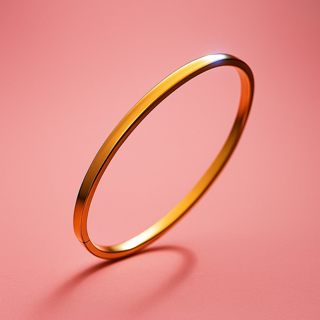 18K Gold-Plated Classic Bangle