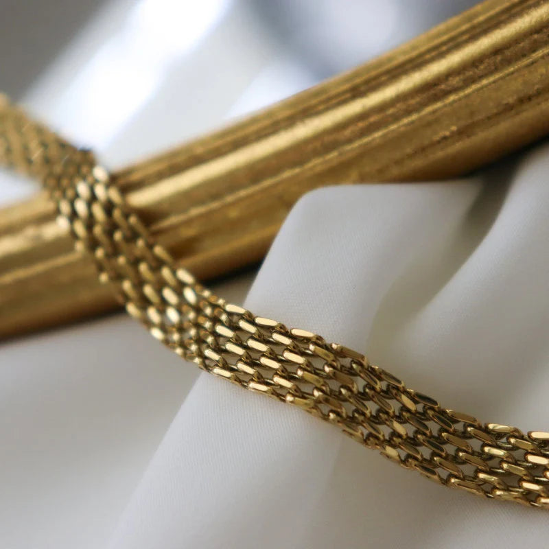 GOLD CHAIN BRACELET 18K