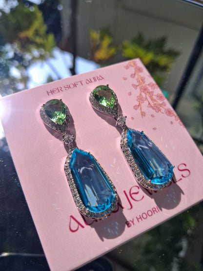 AQUAMARINE EARRING