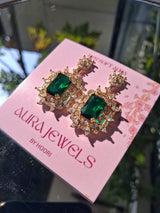 EMERALD ZIRCONIA DANGLE