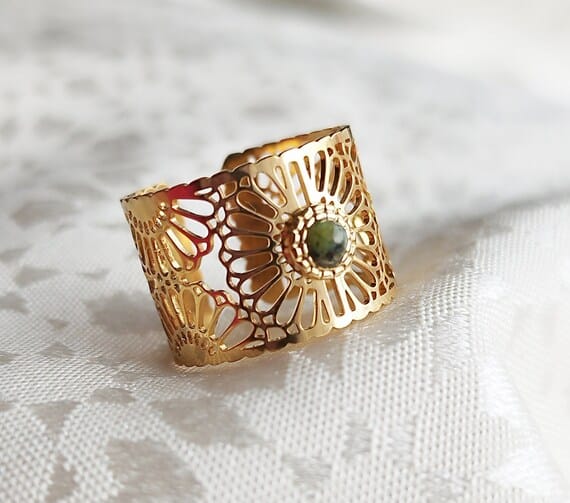 18K GOLD-PLATED RINGS