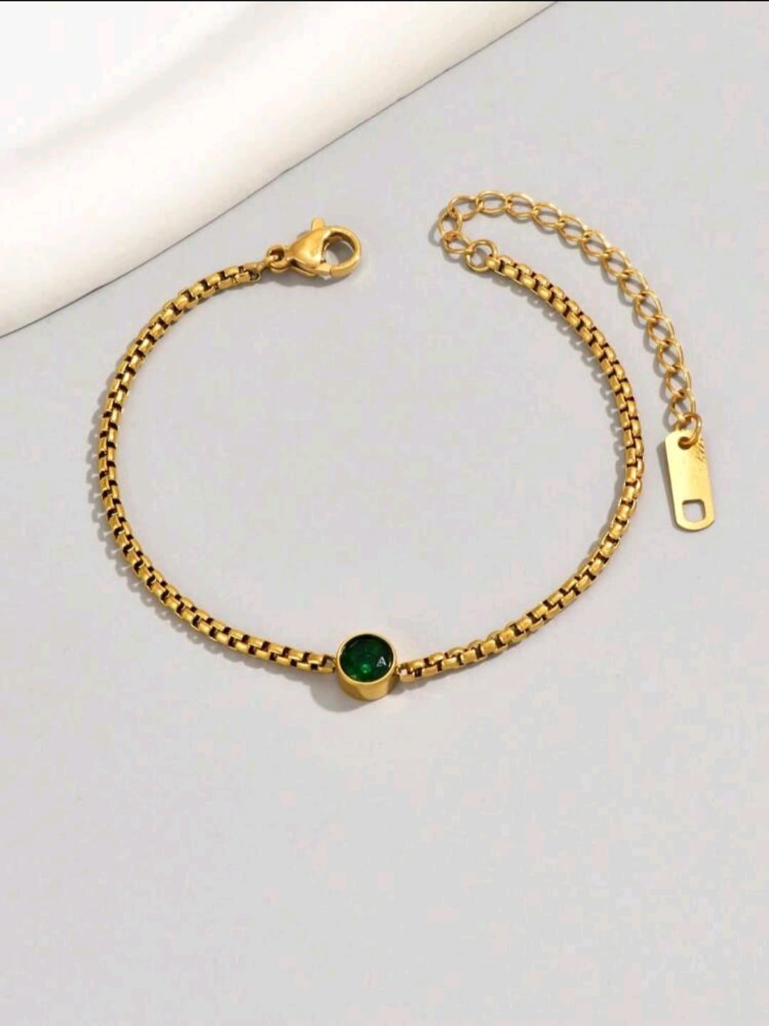 EMERALD GREEN 18K PLATED