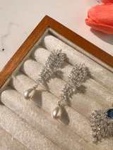 CELESTE WHITE PEARL EARRING