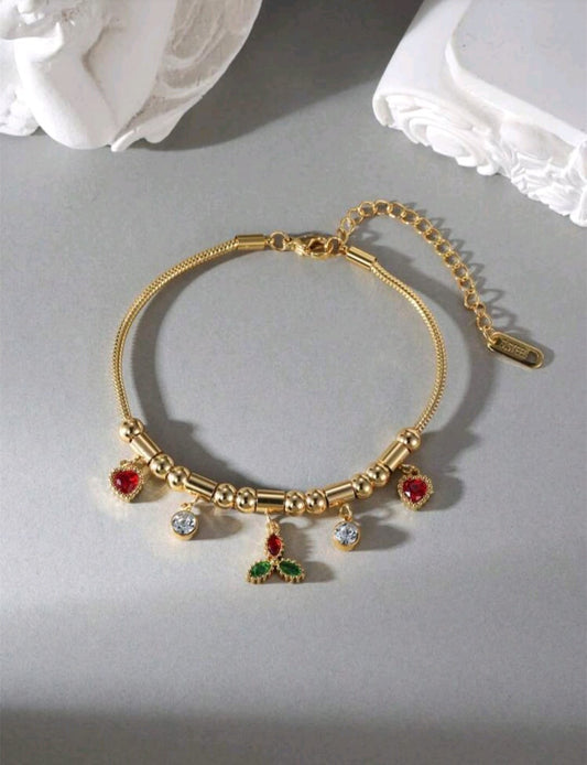 CHERRY CHARM RED BRACELETS
