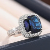 BLUE STARDUST AURA RING