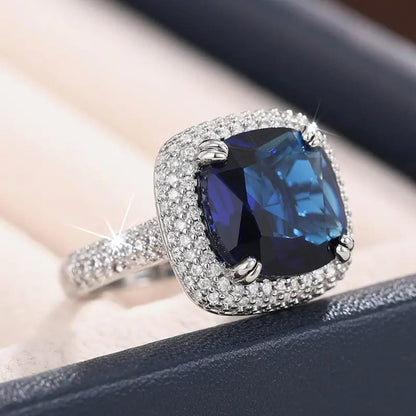 BLUE STARDUST AURA RING