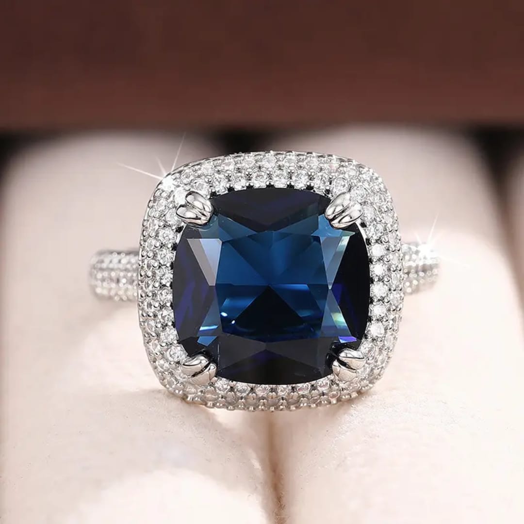 BLUE STARDUST AURA RING