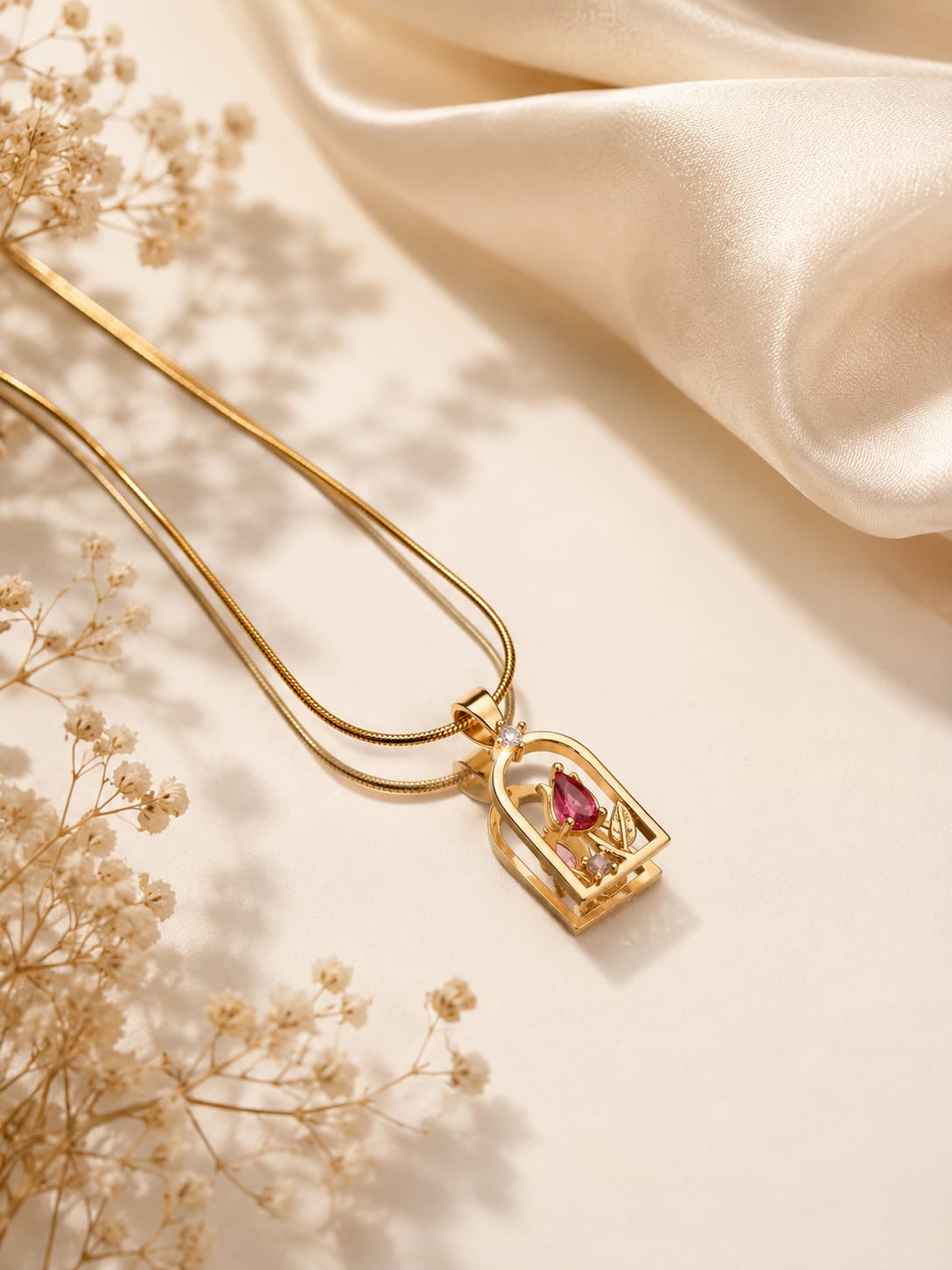 TULIP BLOOM NECKLACE