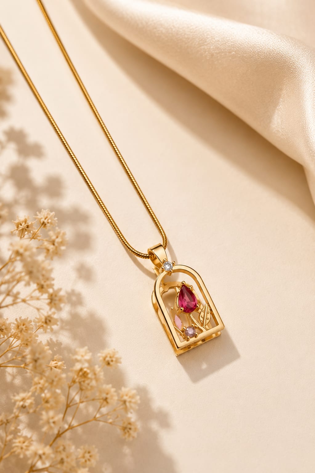 TULIP BLOOM NECKLACE