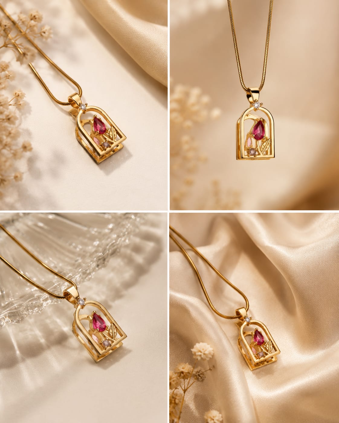 TULIP BLOOM NECKLACE
