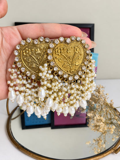 Heart Afghani Earring