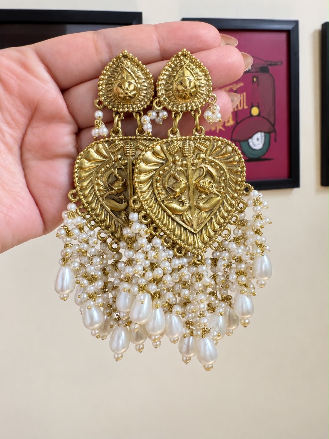 Afghan earrings