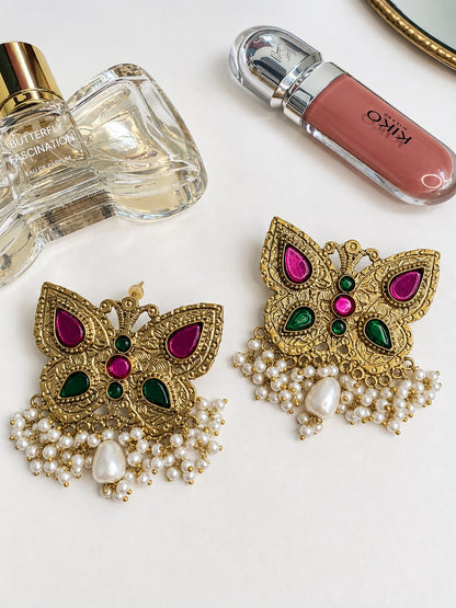 Butterfly Afghani earring