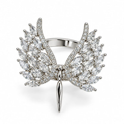 Wing zirconia ring